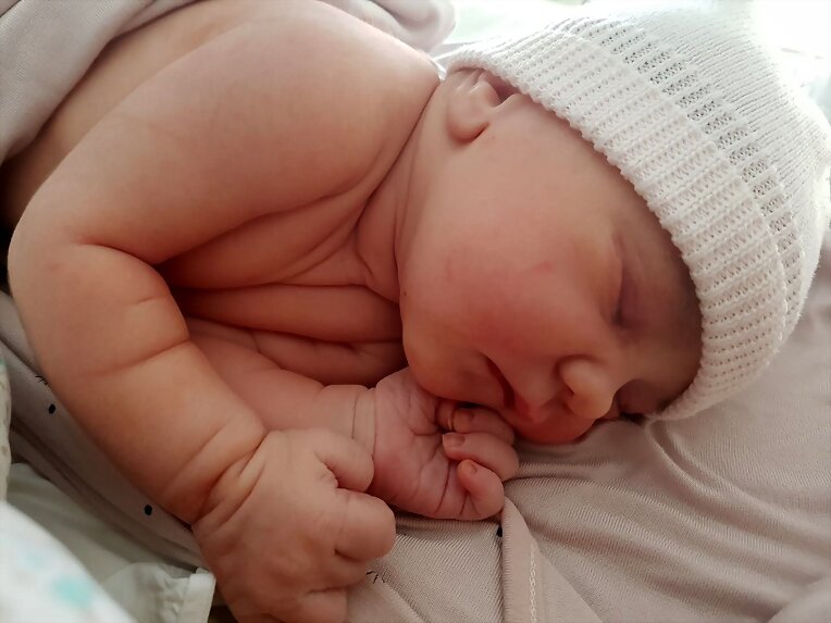 Mi primo Ángel ya es papá
