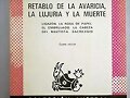 Retablo de la avaricia, la lujuria y la muerte