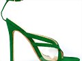 Sandalias tacon en XI en verde