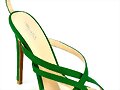 Sandalias tacon en XI en verde