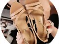 Sandalias tacon y plataforma en IX en marron