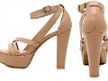 Sandalias tacon y plataforma en IX en marron