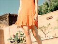 Sandalias tacon 2 tiras en marron