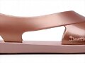 Sandalias planas de 1 lado, en rosa