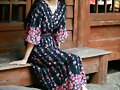Sandalias japonesas en rojo