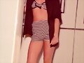 Sandalias cu&ntilde;a en marron