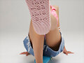 Chanclas de dedo en rosa