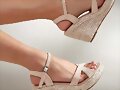 Sandalias cu&ntilde;a en XI en blanco