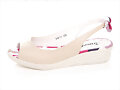 Sandalias cu&ntilde;a lacito posterior, en beige (detalle