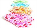 Playeras bisuta con corazones, en 4 colores