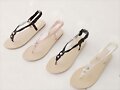 Sandalias planas de dedo, en 4 colores