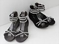 Sandalias planas Applenana, en negro