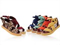 Sandalias planas en X con lacito, en 6 colores