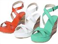 Sandalias cu&ntilde;a doble X, en 3 colores