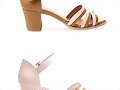 Sandalias tac&oacute;n tal&oacute;n cubierto, en marr&oacute;n (lateral