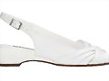 Sandalias tal&oacute;n descubierto, en blanco (lat.)
