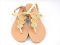 Sandalias playa en oro