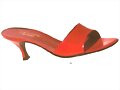 Sandalias tac&oacute;n de 1 tira, en rojo