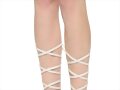 Sandalias planas centuri&oacute;n en beige