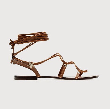 Sandalias planas centurión en marrón