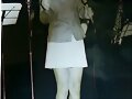Sandalias tac&oacute;n en blanco.