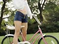 Sandalias de 2 tiras en blanco, para bicicleta