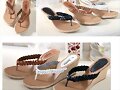 Sandalias japonesas cu&ntilde;a, blanco, negro y marr&oacute;n