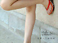 Sandalias japonesas de cu&ntilde;a, en rojo (frontal)
