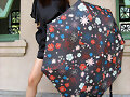 Sandalias japonesas de cu&ntilde;a, en rojo (frontal)