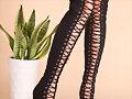 Supersandalias entrelazadas