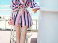 Sandalias planas pompon en rosa