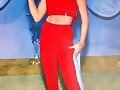 Sandalias planas sesenteras en rojo