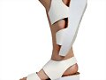 Sandalias 2 tiras anchas en blanco