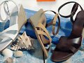 Sandalias cu&ntilde;a en XI en 3 colores