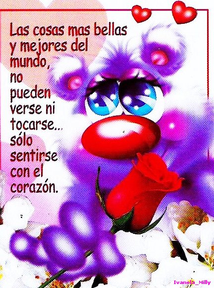 Las Cosas  Mas Bellas del Mundo no pueden Verse