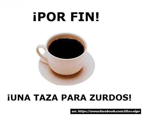 cafe taza zurdo