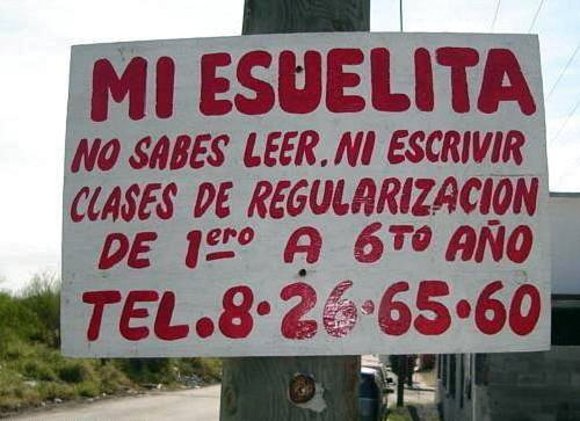 Como para ir a esa escuela