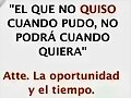 La  oportunidad