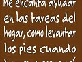 Levanta los pies