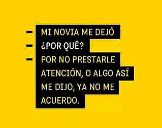 Mi novia me dejo