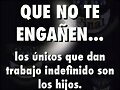 Trabajo indefinido
