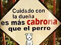 Ojo a la due&ntilde;a