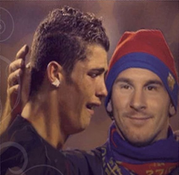 "Dios" consuela a un "cristiano"