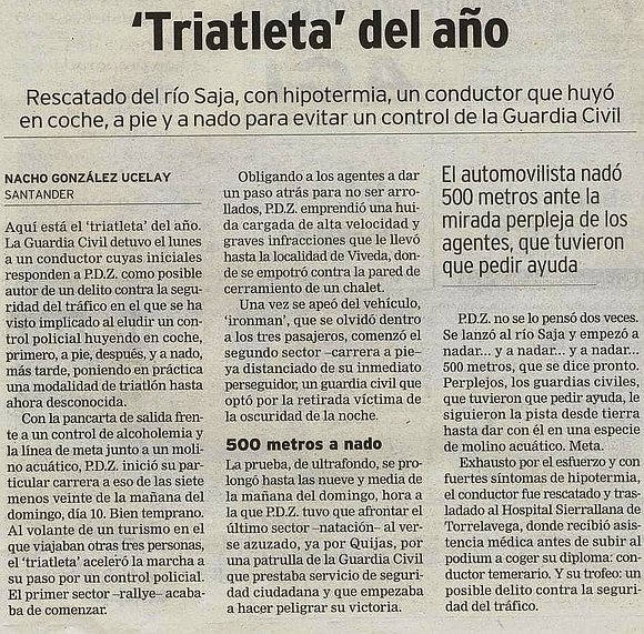 Triatleta del año