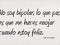 No soy bipolar