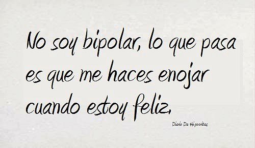 No soy bipolar