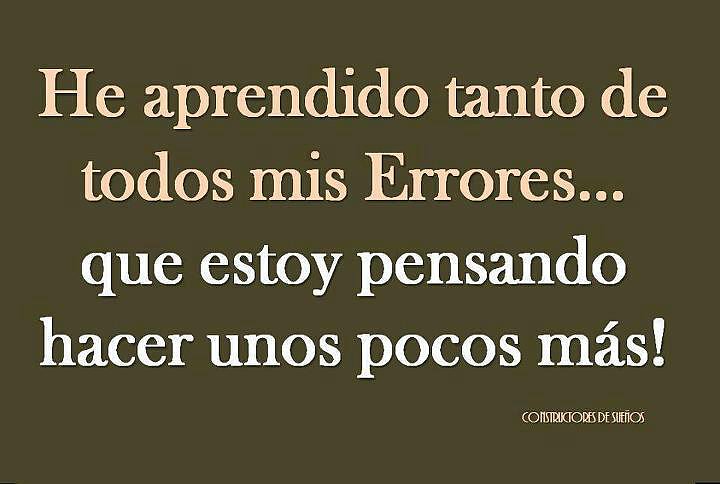 De errores