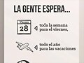 La gente espera