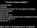 10 Cosas sobre ti