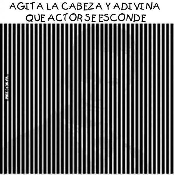 Agita la cabeza o alejate de la pantalla, a quien
